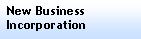 Text Box: New Business Incorporation